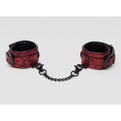 Красно-черные наручники Reversible Faux Leather Wrist Cuffs - Fifty Shades of Grey - купить с доставкой в Шахтах