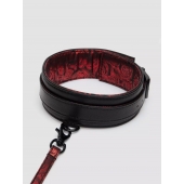 Стильный ошейник с поводком Reversible Faux Leather Collar and Lead - Fifty Shades of Grey - купить с доставкой в Шахтах