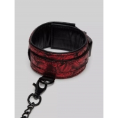 Красно-черные оковы Reversible Faux Leather Ankle Cuffs - Fifty Shades of Grey - купить с доставкой в Шахтах