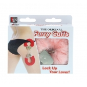 Металлические наручники с розовой меховой опушкой METAL HANDCUFF WITH PLUSH PINK - Dream Toys - купить с доставкой в Шахтах
