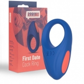 Синее эрекционное кольцо RRRING First Date Cock Ring - FeelzToys - в Шахтах купить с доставкой