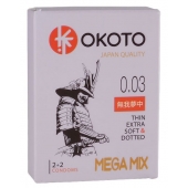 Набор из 4 презервативов OKOTO MegaMIX - Sitabella - купить с доставкой в Шахтах
