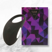 Черное эрекционное виброкольцо Thor Cockring - FeelzToys - в Шахтах купить с доставкой