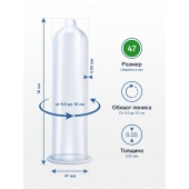 Презервативы MY.SIZE размер 47 - 3 шт. - My.Size - купить с доставкой в Шахтах