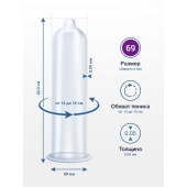 Презервативы MY.SIZE размер 69 - 3 шт. - My.Size - купить с доставкой в Шахтах