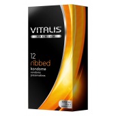 Ребристые презервативы VITALIS PREMIUM ribbed - 12 шт. - Vitalis - купить с доставкой в Шахтах