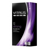 Презервативы с утолщённой стенкой VITALIS PREMIUM strong - 12 шт. - Vitalis - купить с доставкой в Шахтах
