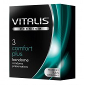 Контурные презервативы VITALIS PREMIUM comfort plus - 3 шт. - Vitalis - купить с доставкой в Шахтах
