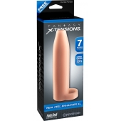 Телесная насадка Real Feel Enhancer XL - 17 см. - Pipedream - в Шахтах купить с доставкой