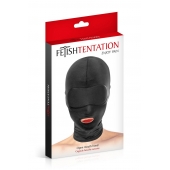 Сплошная маска на голову с прорезью для рта - Fetish Tentation - купить с доставкой в Шахтах
