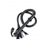 Длинный кожаный кнут с хлопушками на конце - ToyFa - купить с доставкой в Шахтах