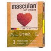 Экологически чистые презервативы Masculan Organic - 3 шт. - Masculan - купить с доставкой в Шахтах