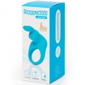 Голубое эрекционное виброкольцо Happy Rabbit Rechargeable Rabbit Cock Ring - Happy Rabbit - в Шахтах купить с доставкой