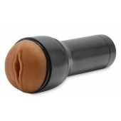 Коричневый мастурбатор-вагина Feel Stroker - Kiiroo - в Шахтах купить с доставкой