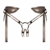 Бронзовый пояс для насадок Desirous Harness - Strap-on-me - купить с доставкой в Шахтах