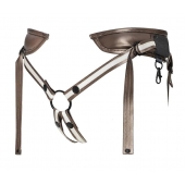 Бронзовый пояс для насадок Desirous Harness - Strap-on-me - купить с доставкой в Шахтах