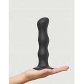 Черная насадка Strap-On-Me Dildo Geisha Balls size XL - Strap-on-me - купить с доставкой в Шахтах