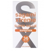 Ультратонкие презервативы Sagami Xtreme Superthin - 36 шт. - Sagami - купить с доставкой в Шахтах