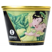 Массажная свеча Exotic Green Tea с ароматом зелёного чая - 170 мл. - Shunga - купить с доставкой в Шахтах