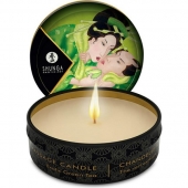 Массажная свеча Exotic Green Tea с ароматом зелёного чая - 30 мл. - Shunga - купить с доставкой в Шахтах