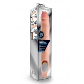 Телесная насадка на пенис 11.5 Inch Cock Sheath Penis Extender - 29,2 см. - Blush Novelties - в Шахтах купить с доставкой