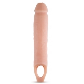 Телесная насадка на пенис 11.5 Inch Cock Sheath Penis Extender - 29,2 см. - Blush Novelties - в Шахтах купить с доставкой