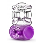 Фиолетовое эрекционное виброкольцо Pleaser Rechargeable C-Ring - Blush Novelties - в Шахтах купить с доставкой