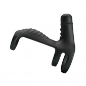 Черная вибронасадка на пенис Vibrating Penis Sling - Baile - в Шахтах купить с доставкой