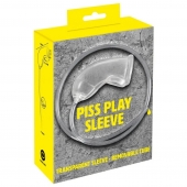 Прозрачная насадка на пенис Piss Play Sleeve для игр с мочеиспусканием - Orion - купить с доставкой в Шахтах