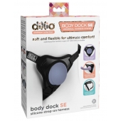 Черные трусики для страпона Body Dock SE на регулируемых ремнях - Pipedream - купить с доставкой в Шахтах