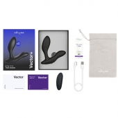 Черный анальный вибратор We-Vibe Vector+ - We-vibe - в Шахтах купить с доставкой