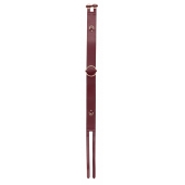 Бордовый ремень Halo Waist Belt - размер L-XL - Shots Media BV - купить с доставкой в Шахтах