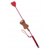 Стек с красным наконечником-сердечком - 70 см. - Sitabella - купить с доставкой в Шахтах