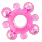 Эрекционное кольцо c бусинками - Toyfa Basic - в Шахтах купить с доставкой