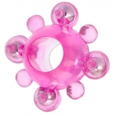 Эрекционное кольцо c бусинками - Toyfa Basic - в Шахтах купить с доставкой