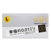 Презервативы Sagami Original 0.02 L-size увеличенного размера - 5 шт. - Sagami - купить с доставкой в Шахтах