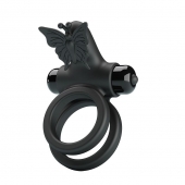 Черное эрекционное виброкольцо Passionate Ring IX - Baile - в Шахтах купить с доставкой