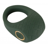 Зеленое эрекционное виброкольцо Luxurious Vibro Cock Ring - Orion - в Шахтах купить с доставкой