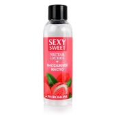 Массажное масло Sexy Sweet Nectar Lychee с феромонами и ароматом личи - 75 мл. - Биоритм - купить с доставкой в Шахтах