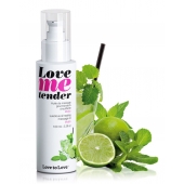 Съедобное согревающее массажное масло Love Me Tender Mojito с ароматом мохито - 100 мл. - Love to Love - купить с доставкой в Шахтах