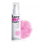 Съедобное согревающее массажное масло Love Me Tender Cotton Candy с ароматом сладкой ваты - 100 мл. - Love to Love - купить с доставкой в Шахтах