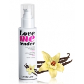 Съедобное согревающее массажное масло Love Me Tender Vanilla с ароматом ванили - 100 мл. - Love to Love - купить с доставкой в Шахтах