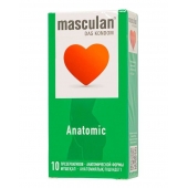 Презервативы анатомической формы Masculan Anatomic - 10 шт. - Masculan - купить с доставкой в Шахтах