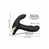 Черный вибромассажер простаты Multi P-Joy с 3 моторами - Dorcel - в Шахтах купить с доставкой