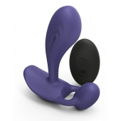 Темно-синий вибромассажер Witty P G Vibrator with Remote Control - Love to Love - в Шахтах купить с доставкой