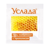 Гель-лубрикант «Услада с прополисом» - 3 гр. - Биоритм - купить с доставкой в Шахтах