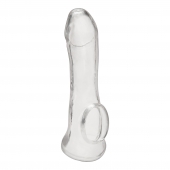 Прозрачная насадка на пенис Transparent Penis Enhancing Sleeve Extension - 15,9 см. - BlueLine - в Шахтах купить с доставкой