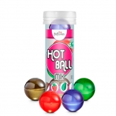 Ароматизированный лубрикант Hot Ball Mix на масляной основе (4 шарика по 3 гр.) - HotFlowers - купить с доставкой в Шахтах