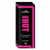 Гель для оральных ласк Oral Hot с согревающим эффектом - 15 гр. - HotFlowers - купить с доставкой в Шахтах