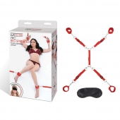 Красная фиксация на матрас Classic Bedspreader - Lux Fetish - купить с доставкой в Шахтах